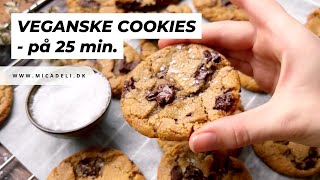 Veganske Cookies – Nem opskrift på klassiske cookies uden æg [upl. by Ines]