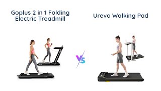 Goplus vs UREVO Best Under Desk Treadmill Comparison 🏃‍♂️🏃‍♀️ [upl. by Enixam]