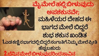 ಮೈ ಮೇಲೆ ಹಲ್ಲಿ ಬಿದ್ದರೆ 💯 motivationalinkannadausefulinformationinkannadamrhhchannel [upl. by Fidellia]