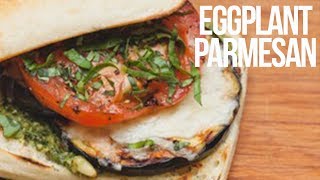 How to Make the Best Eggplant Parmesan Sandwich  SAM THE COOKING GUY [upl. by Methuselah]