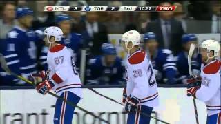 Brendan Gallagher 32 goal vs Toronto Maple Leafs  Feb 27 2013 [upl. by Brawley160]