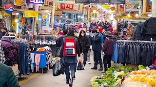 충북 최대의 육거리 전통시장 통닭 1마리 6천원 약재 거리 직거래 새벽시장 육거리 종합시장 한마음 쇼핑타운 상가 4K Cheongju Korea Walk [upl. by Oflodor]