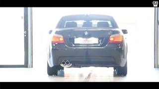 BMW E60 530I w Supersprint Exhaust Exhaust sound [upl. by Fianna]