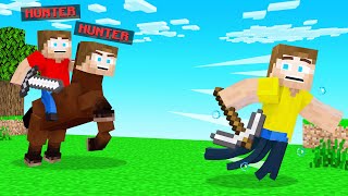 MORPH HUNTERS vs SPEEDRUNNER In Minecraft [upl. by Assirralc]