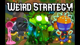 The WEIRDEST Strategy A Ravine CHIMPS Black Border Guide l Update 412 Bloons TD6 [upl. by Harold]