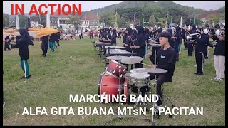 ALFA GITA BUANA MARCHING BAND MTsN 1 PACITANMEMBAHANA [upl. by Encratia988]