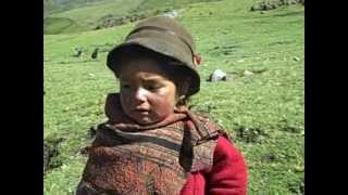 José Cusi Speaks Quechua with Andean girl on Lares Hike [upl. by Dnomsad523]