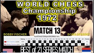 Boris Spassky Vs Bobby Fischer Alekhines Defense MATCH 131972 World Chess Championship chess [upl. by Franny]