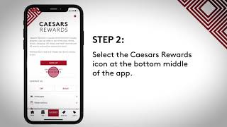 Caesars Rewards mobile app How To Login [upl. by Kilmarx]