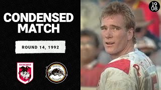 St George Dragons vs Penrith Panthers  Round 14 1992  Condensed Match  NRL Throwback [upl. by Franck178]