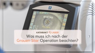 Was muss ich nach der Grauen Star Operation beachten  Katarakt Laser Wien [upl. by Cummins59]