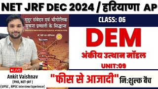 DEM DIGITAL ELEVATION MODEL  Class 07  निःशुल्क बैच  Geographical Techniques  NET JRF GEOGRAPHY [upl. by Bivins]