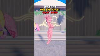 how to do the ONE EYE HACK on DRESS TO IMPRESS GIANT SQUID EDITION dresstoimpress roblox dti [upl. by Airemahs]