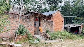 TIMELAPSE START TO FINISHDIY bungalow renovation for 500  BUILDOffGrid Cabin [upl. by Ynoffit]