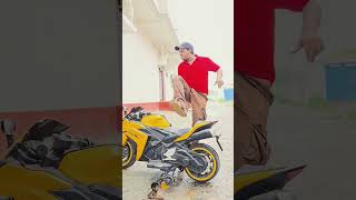 Bike Gira diye 😅 comedy automobile cycle stunt tiktokvideo funnyshorts sukhasankastar funny [upl. by Charron846]