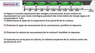 Exercices le mouvement et la vitesse 3APIC [upl. by Arbmik]