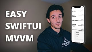 SwiftUI MVVM Tutorial Simple Example with ObservableObject [upl. by Anekahs]