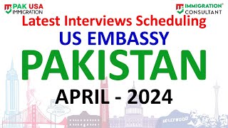 New Interview Letters  US Immigrant Visa Interview by US Embassy NVC Interview Schedule APR  2024 [upl. by Pellikka]