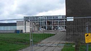 Grangemouth High School Demolition 2009mov [upl. by Suoivart]