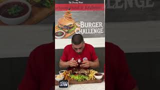 New 5KG Burger Challenge Record  Khartoum Hotel Cessnock NSW [upl. by Acenom]