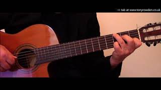 Tapestry  Carole King fingerstyle solo  link to TAB in description [upl. by Redford488]