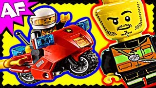 Lego City FIRE MOTORCYCLE 60000 Stop Motion Build Review [upl. by Shalom]