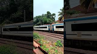 VANDE BHARAT TRAIN IN GOA  MUMBAI TO GOA  6 HOURS  shorts ytshorts vandebahrat indianrailways [upl. by Ainahpets759]