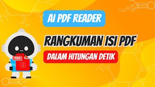 MEMBUAT RANGKUMAN ISI PDF OTOMATIS DENGAN AI  AI PDF READER ai [upl. by Ycnaffit]