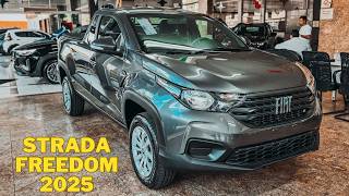 FIAT STRADA FREEDOM 2025 CABINE SIMPLES EM DETALHES [upl. by Silvana]