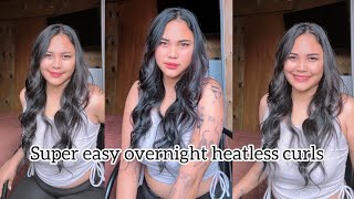 Easy heatless curls [upl. by Jyoti]