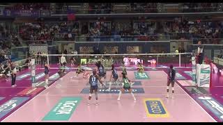 Dana Rettke  Milano vs Bergamo Volleyball Highlights [upl. by Rehposirhc]