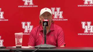 Dana Holgorsen talks UH amp UTSA depth [upl. by Tarrance]