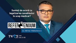 Referendum Sunteţi de acord cu legalizarea canabisului în scop medical TVR1 [upl. by Kcirreg]