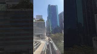 MIAMI METROMOVER RIDE  MIAMI FLORIDAS METRO TRAIN [upl. by Cailean]