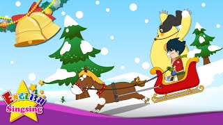 Jingle Bells  Christmas Song for kids  with Lyrics [upl. by Rog]