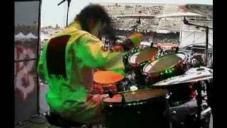 Joey Jordison Drumming Backstage camera [upl. by Parik]