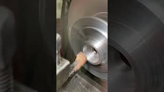 Bearing size Cutting in Diamond Biring tool shortsfeed lathmachine metalcuttingtools lathe [upl. by Selma]