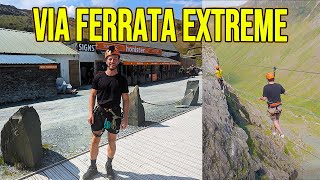 Via Ferrata Xtreme  Honister Slate Mine  Lake District [upl. by Michelina]