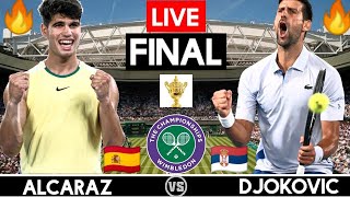 Djokovic 🇷🇸 vs Alcaraz 🇪🇦 Live Streaming  Wimbledon 2024  Carlos Alcaraz vs Novak Djokovic Live [upl. by Dammahom]