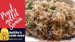 PEARL MILLET VERMICELLI RECIPE IN TAMIL  HOW TO MAKE PEARL VERMICELLI RECIPE  ANITHAS COOKEEZE [upl. by Ramalahs21]