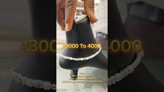 ₹3000 To ₹4000 range anklet Collection anklets [upl. by Morena]