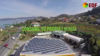 Instalación Paneles Solares Gasolinera Lapamán  EDF Solar  Energía Solar [upl. by Ihtraa]