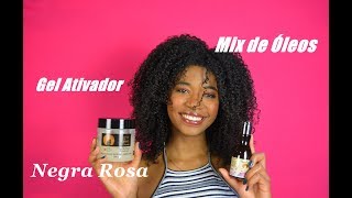 Mix de Óleos e Gel Ativador Negra Rosa [upl. by Malarkey]