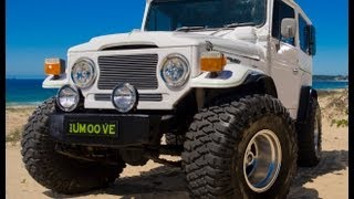 Mint FJ40 Toyota 1UZFE Lexus V8 walk around and take off [upl. by Ynittirb59]