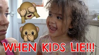 WHEN KIDS LIE 10 VLOG [upl. by Forlini]