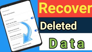 How to Recover Data From Android Phone After Hard Reset Recover Data hard reset mobile factory reset [upl. by Tyre]