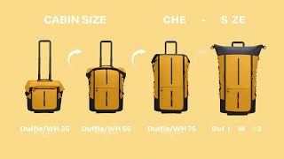 Samsonite Ecodiver Foldable duffle with wheels 4in1  adaptable to all your travel needs [upl. by Noe]