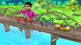 मिनी मिट्टी का पुल निर्माण Mini Clay Bridge Construction Hindi Kahaniya Comedy Video हिंदी कहानियां [upl. by Blythe]