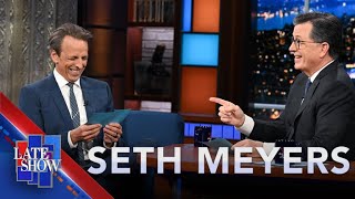 “Colbert Made A Mistake”  Seth Meyers Brings “Corrections” To The Late Show [upl. by Soluk]