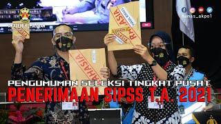 PENGUMUMAN SELEKSI TINGKAT PANPUS SIPSS TA 2021 [upl. by Earley]